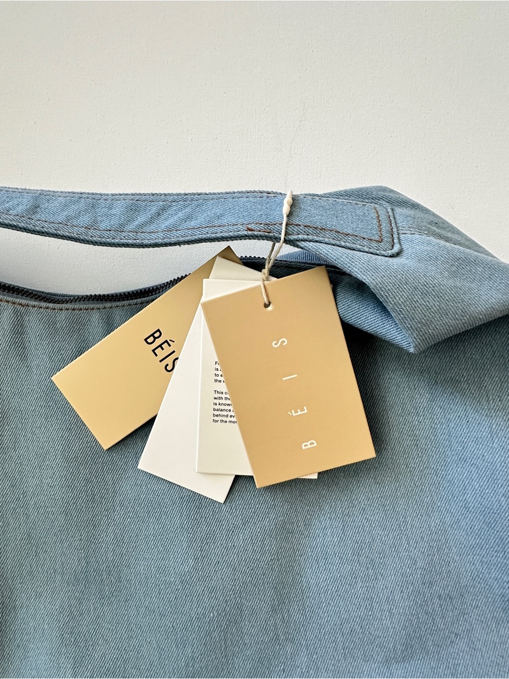 BEIS x Gap Blue Denim Hobo Shoulder Bag *LIMITED EDITION* - Picture 11 of 13